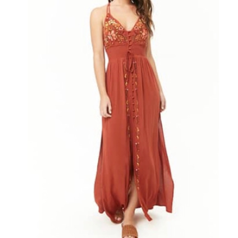 Maxi floral dress